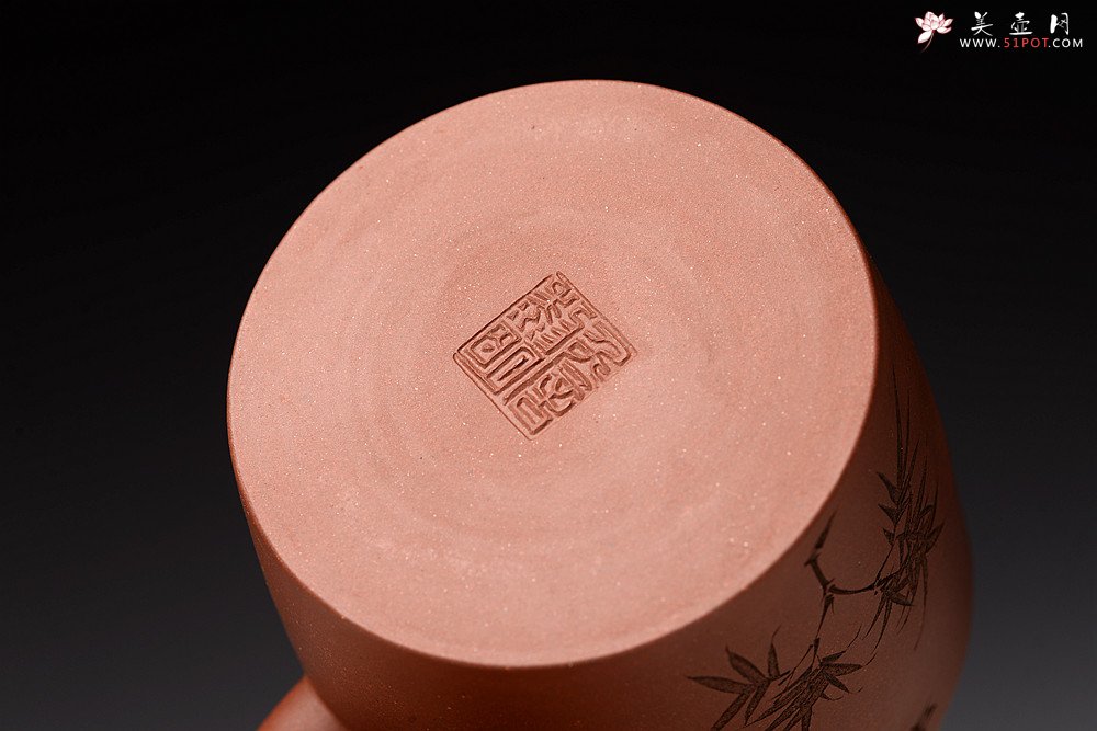 紫砂壶图片：詹黎明丙申秋全手新作 贤提 颇具难度 高路精刻 挺拔 - 全手工紫砂壶网