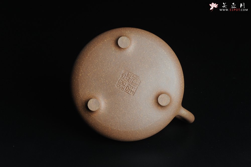 紫砂壶图片：全手工心舟石瓢 毛国强徒弟陆轶舟文气装饰 - 全手工紫砂壶网