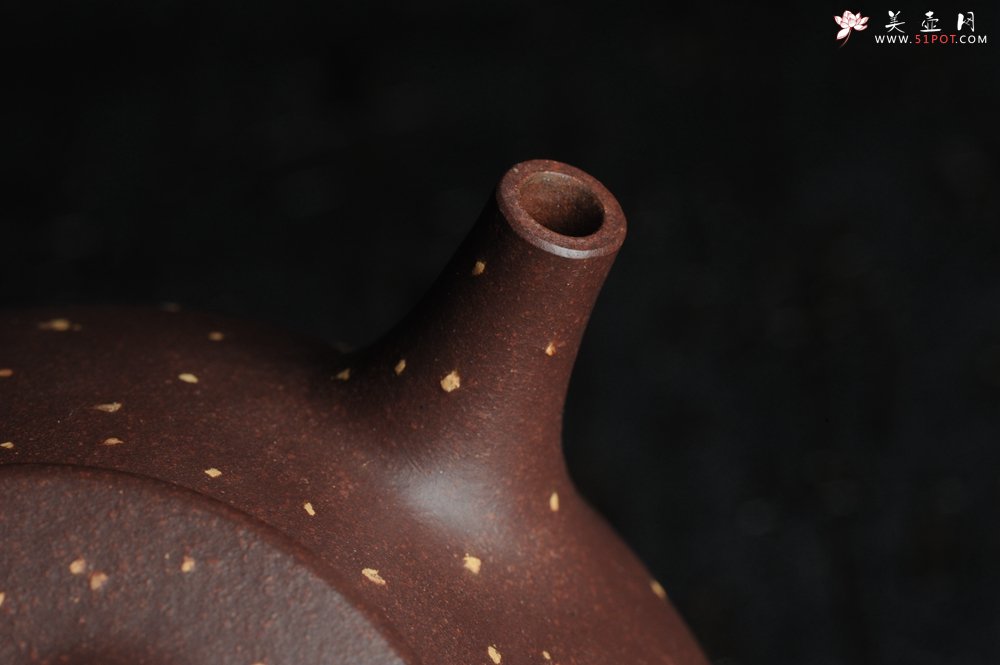 紫砂壶图片：实力派工艺师全手工铺砂平盖小石瓢 泥料优秀 实物更漂亮 - 全手工紫砂壶网