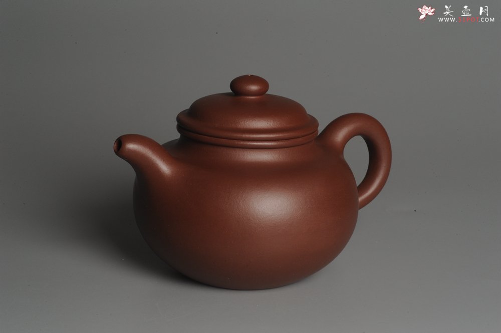 紫砂壶图片：实力派杨欣橙老师全手工大亨莲子 本色清水泥 深得老味 古韵悠悠 - 全手工紫砂壶网