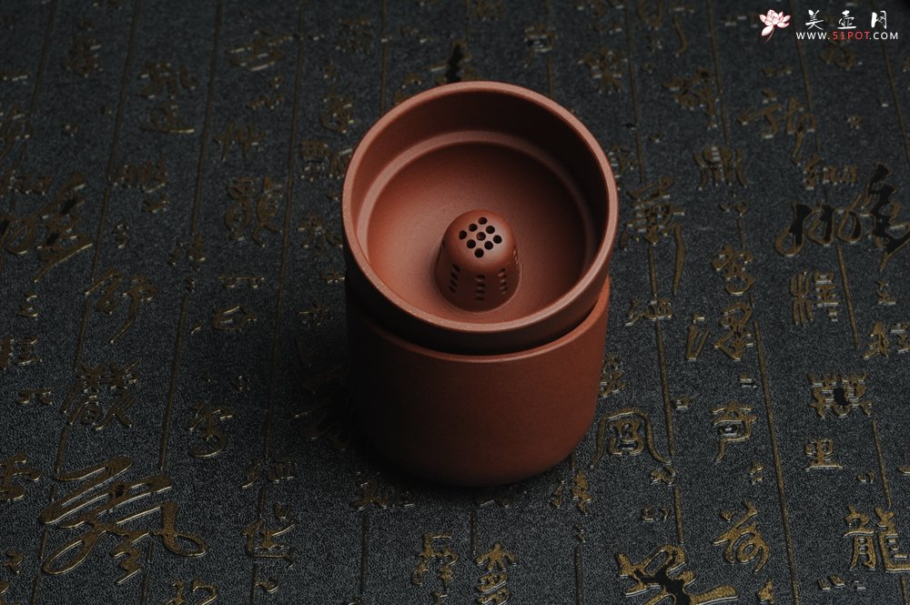 紫砂壶图片：美杯特惠 便携式办公旅行杯 泥料和做工超好 高8.5cm直径6.5cm - 全手工紫砂壶网