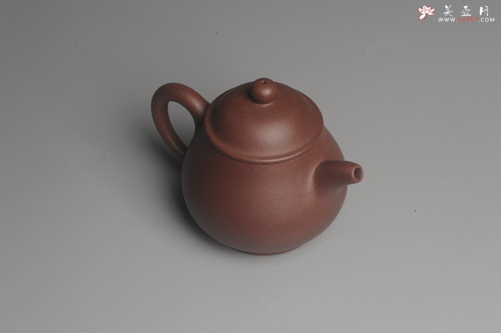 紫砂壶图片：美壶特惠 全手工优质老拼紫泥刹凹成型单片拍打潘壶 - 全手工紫砂壶网