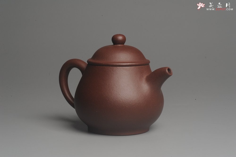 紫砂壶图片：美壶特惠 全手工优质老拼紫泥刹凹成型单片拍打潘壶 - 全手工紫砂壶网