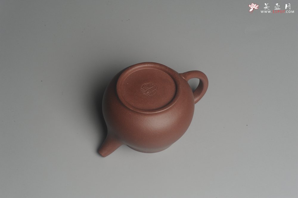 紫砂壶图片：美壶特惠 全手工优质老拼紫泥刹凹成型单片拍打潘壶 - 全手工紫砂壶网