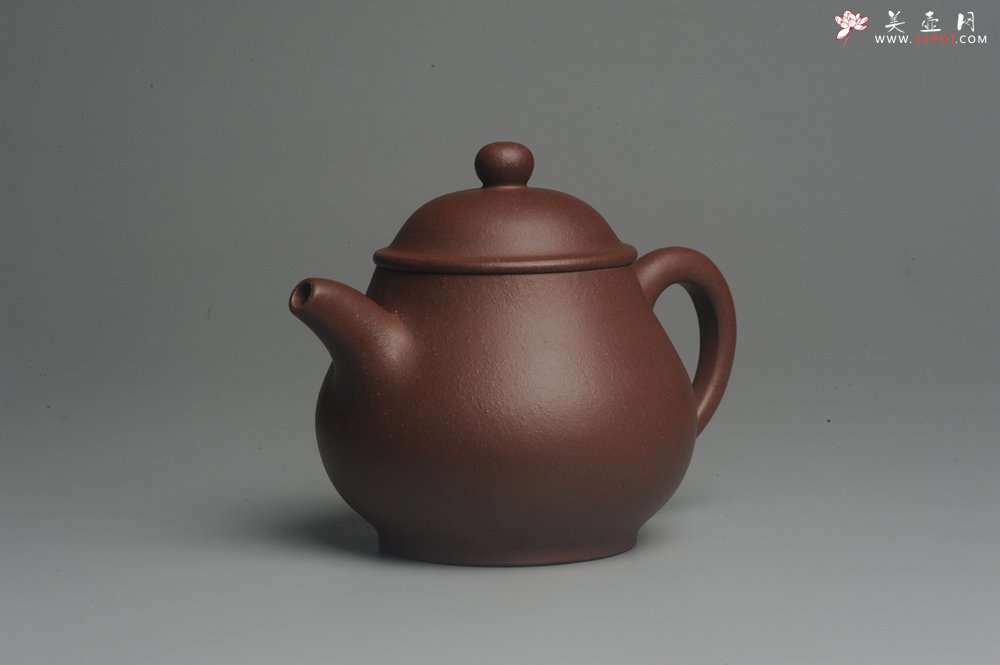 紫砂壶图片：美壶特惠 全手工优质老拼紫泥刹凹成型单片拍打潘壶 - 全手工紫砂壶网