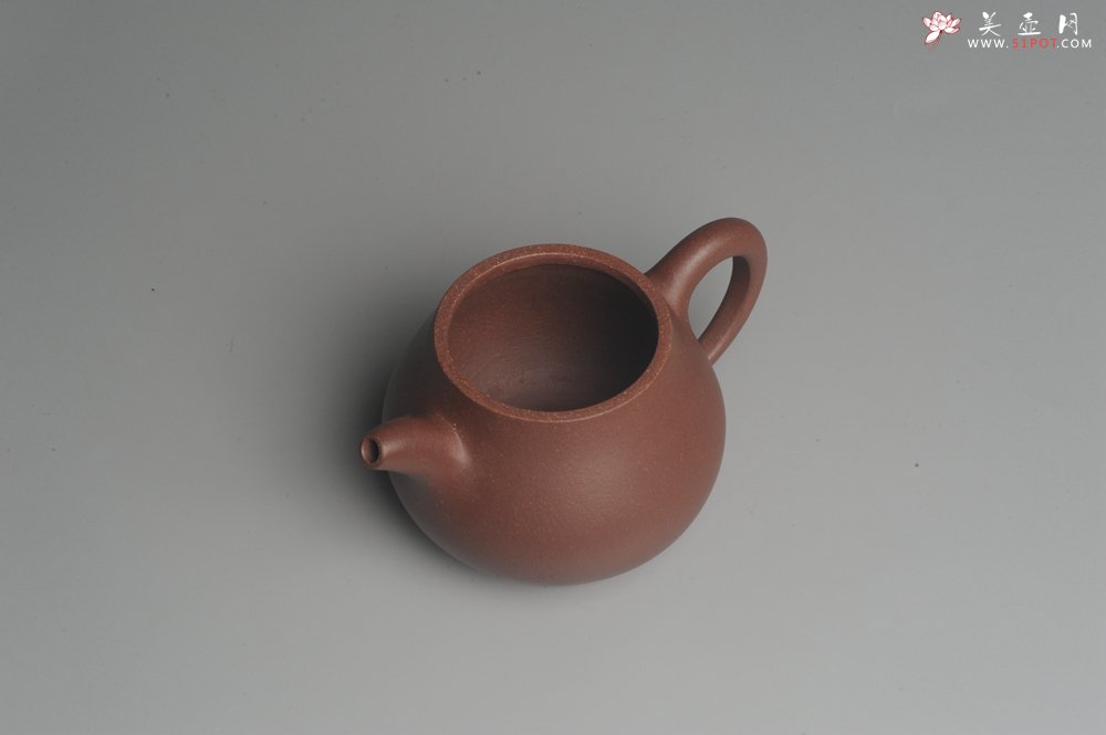 紫砂壶图片：美壶特惠 全手工优质老拼紫泥刹凹成型单片拍打潘壶 - 全手工紫砂壶网