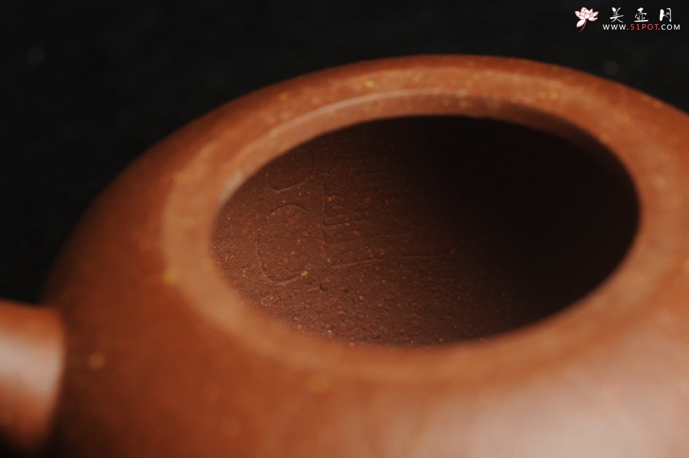紫砂壶图片：美壶特惠 潜力股殷老师全手工特好降坡泥摹古巨轮壶 掌中宝 茶人醉爱 - 全手工紫砂壶网
