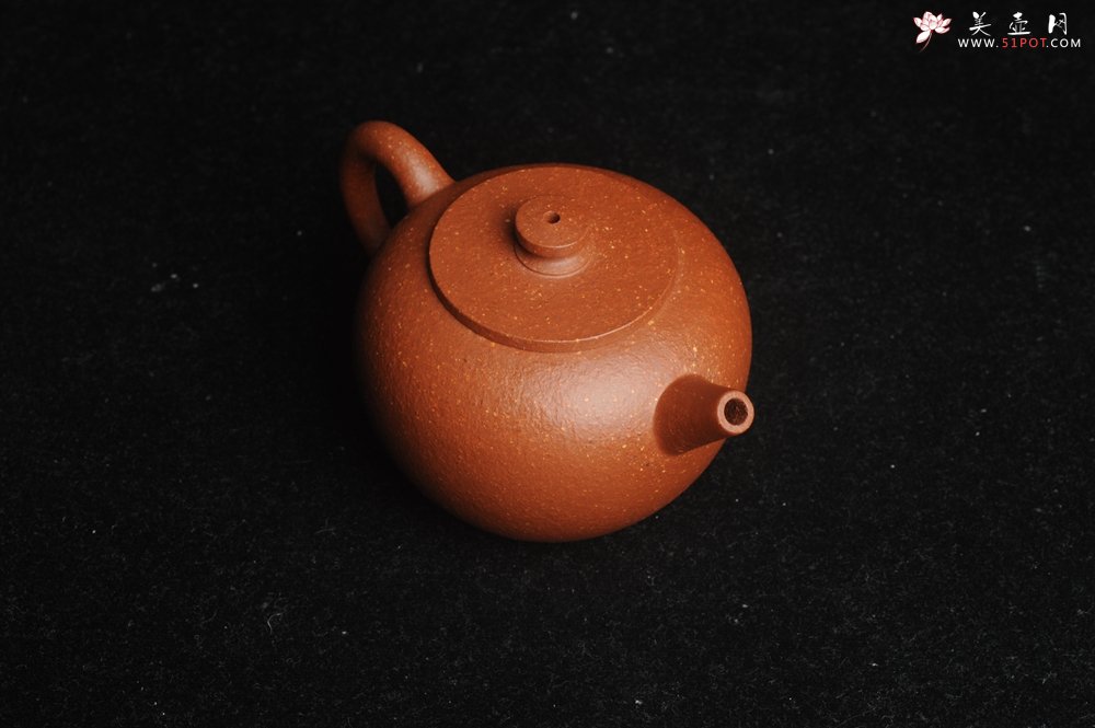 紫砂壶图片：美壶特惠 潜力股殷老师全手工特好降坡泥摹古巨轮壶 掌中宝 茶人醉爱 - 全手工紫砂壶网