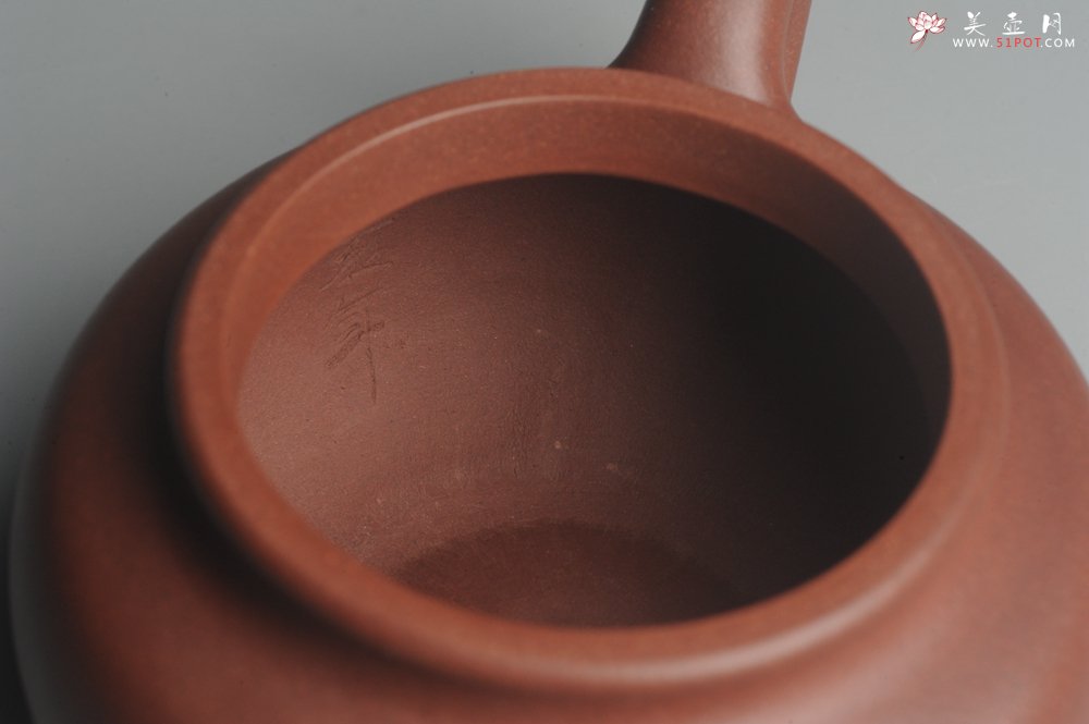 紫砂壶图片：油润底曹青 全手工仿古 深得老味 做工特好 - 全手工紫砂壶网