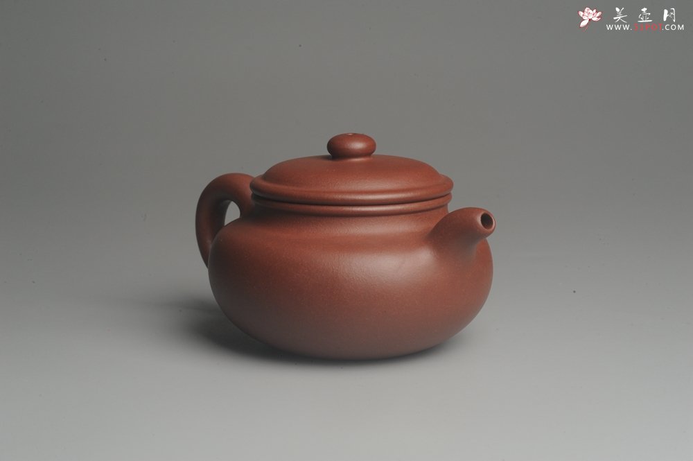 紫砂壶图片：油润底曹青 全手工仿古 深得老味 做工特好 - 全手工紫砂壶网