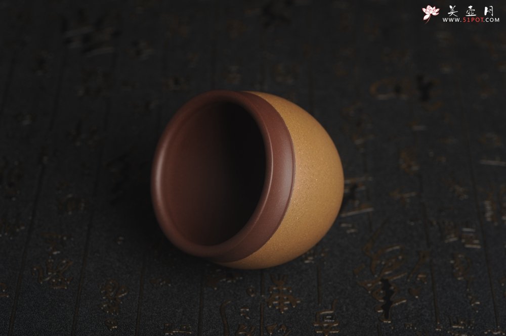 紫砂壶图片：美杯国庆特惠 精品好泥好工雅致特厚实缸杯主人杯二式 - 全手工紫砂壶网