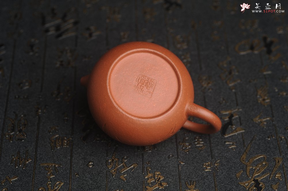 紫砂壶图片：油润降坡泥全手工小品西施壶 竹留清风 装饰居不可无竹 特文气 - 全手工紫砂壶网