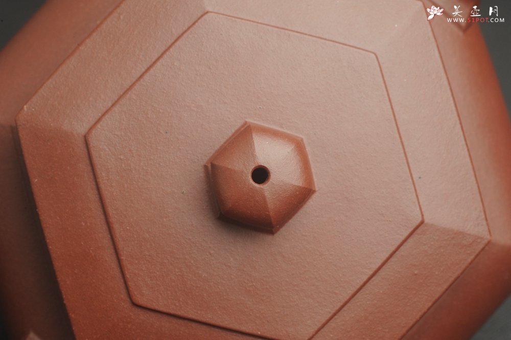 紫砂壶图片：美壶特惠 全手工优质紫红泥精致大彬六方 特文气 - 全手工紫砂壶网