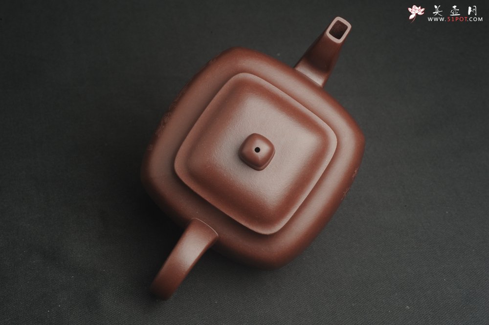 紫砂壶图片：实力派张海艳全手工油润底曹青重器鸣远四方 气势磅礴 用心之作 装饰人物特文气 - 全手工紫砂壶网