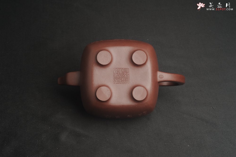 紫砂壶图片：实力派张海艳全手工油润底曹青重器鸣远四方 气势磅礴 用心之作 装饰人物特文气 - 全手工紫砂壶网