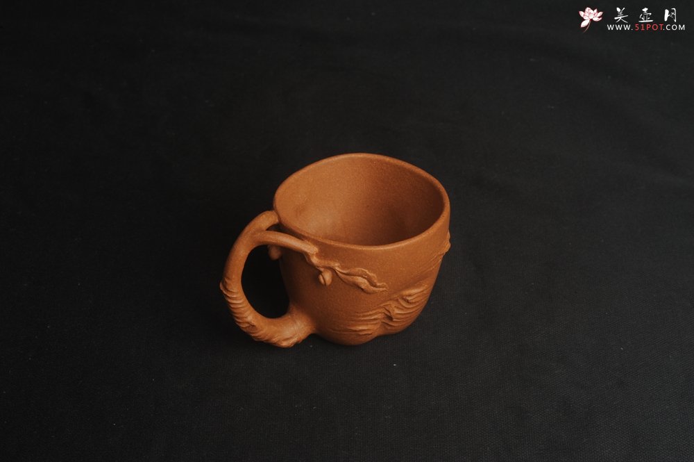 紫砂壶图片：潜力股赵老师 优质黄降坡泥 全手工金猴桃杯 主人杯 - 全手工紫砂壶网