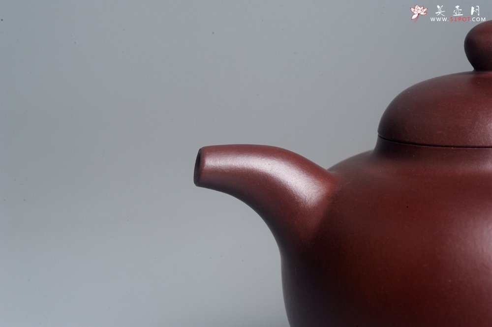 紫砂壶图片：潜力股周小培老师 原创全手工底槽青圆掇壶 - 全手工紫砂壶网