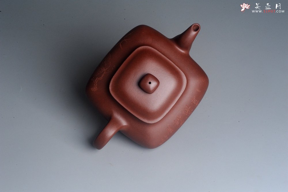 紫砂壶图片：实力派张海艳 全手工特好底槽清传炉壶 雪芽禅心舒峨眉 好壶期待与亲结缘 - 全手工紫砂壶网