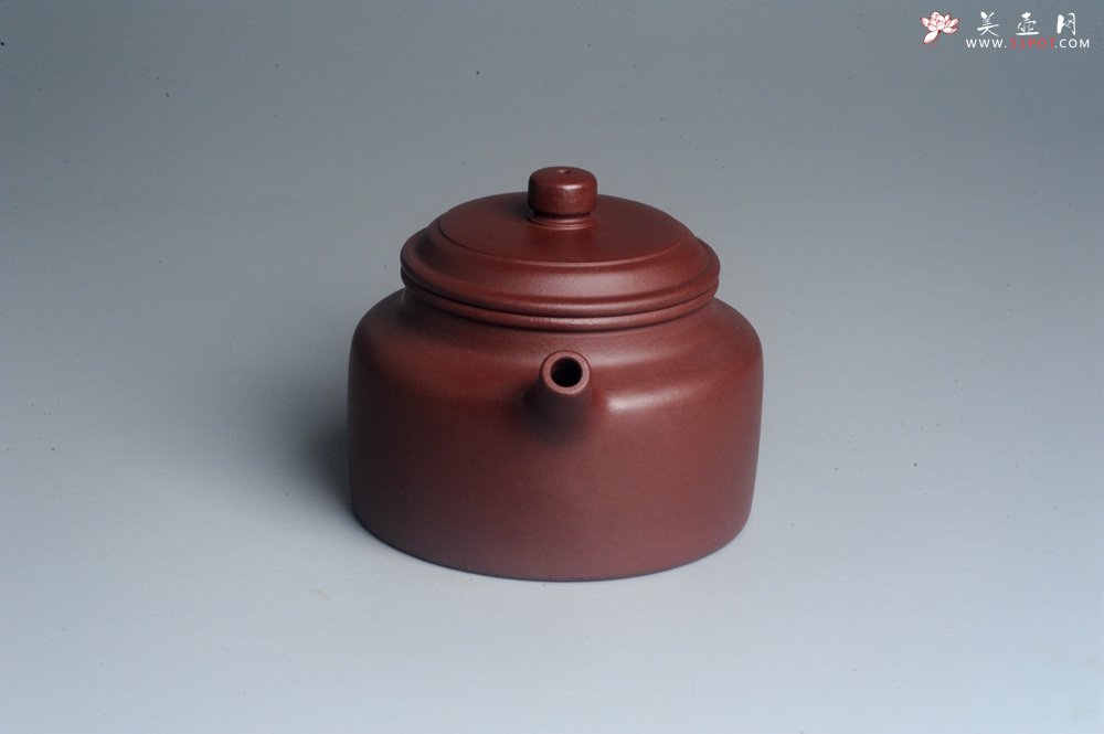 紫砂壶图片：油润黄龙山4号深井红皮龙 全手工德中壶 做工特好 - 全手工紫砂壶网