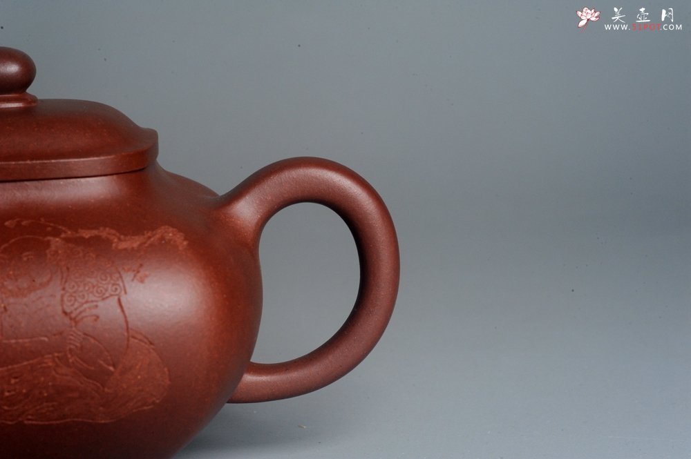 紫砂壶图片：实力派张海艳 全手工特好底槽清传炉壶 雪芽禅心舒峨眉 好壶期待与亲结缘 - 全手工紫砂壶网