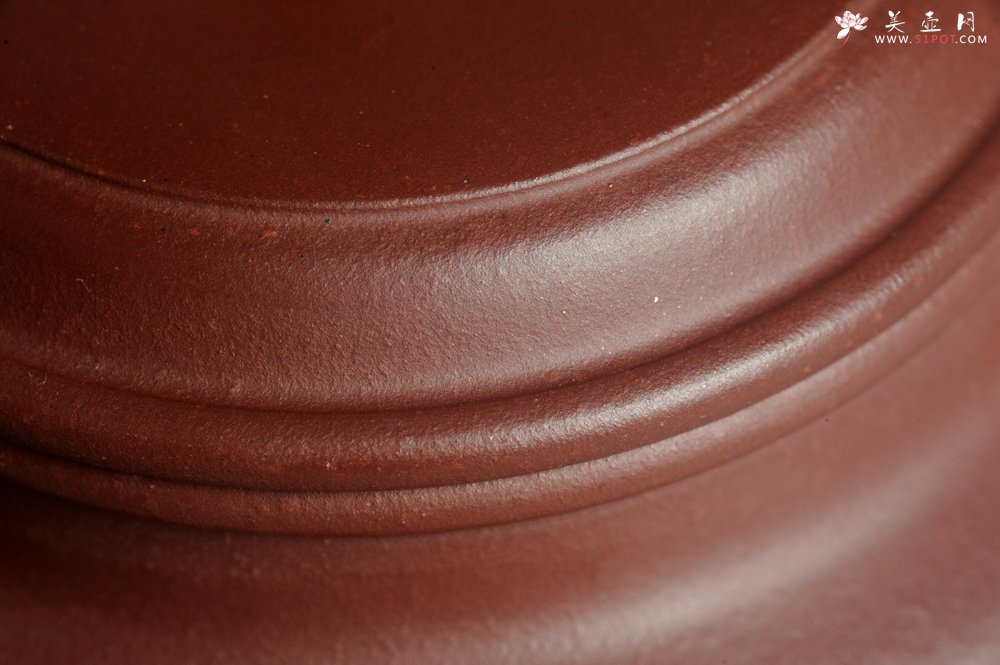 紫砂壶图片：油润黄龙山4号深井红皮龙 全手工德中壶 做工特好 - 全手工紫砂壶网