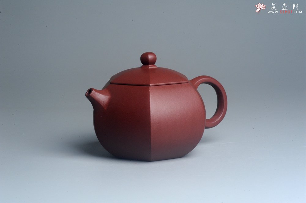紫砂壶图片：美壶特惠 潜力股凌晨 全手工紫红泥六方西施壶 - 全手工紫砂壶网