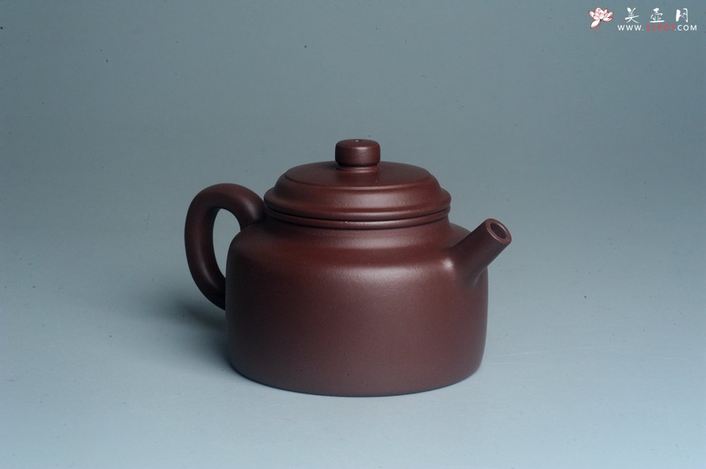 紫砂壶图片：油润黄龙山4号深井红皮龙 全手工德中壶 做工特好 - 全手工紫砂壶网