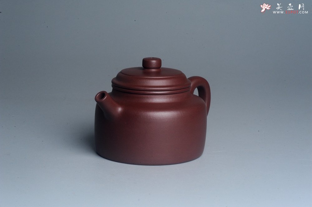 紫砂壶图片：油润黄龙山4号深井红皮龙 全手工德中壶 做工特好 - 全手工紫砂壶网