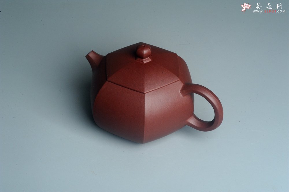紫砂壶图片：美壶特惠 潜力股凌晨 全手工紫红泥六方西施壶 - 全手工紫砂壶网
