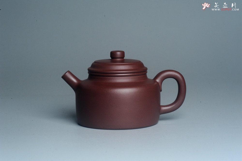 紫砂壶图片：油润黄龙山4号深井红皮龙 全手工德中壶 做工特好 - 全手工紫砂壶网
