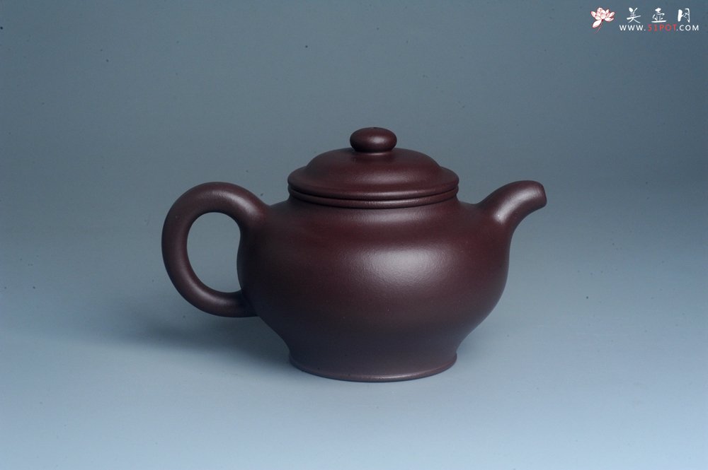 紫砂壶图片：潜力股周小培老师 油润紫泥全手工大亨掇只壶 深得老味 - 全手工紫砂壶网