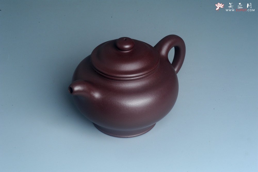 紫砂壶图片：潜力股周小培老师 油润紫泥全手工大亨掇只壶 深得老味 - 全手工紫砂壶网