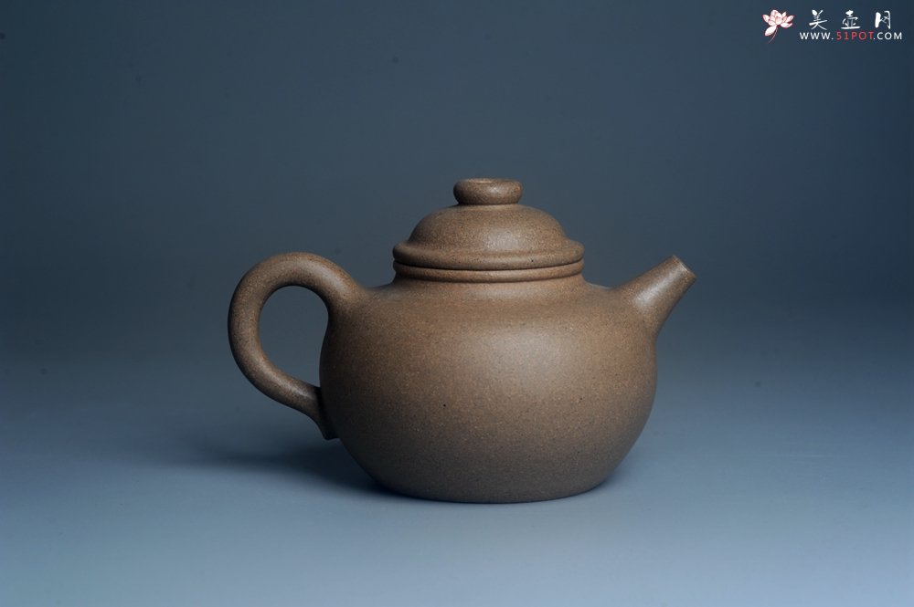 紫砂壶图片：特好高温本山老段泥 全手工大彬圈钮紫砂壶 - 全手工紫砂壶网