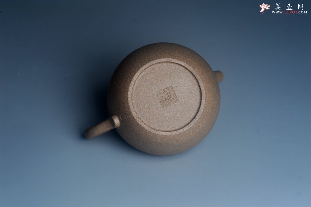 紫砂壶图片：特好高温本山老段泥 全手工大彬圈钮紫砂壶 - 全手工紫砂壶网