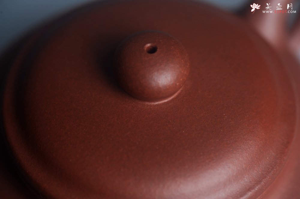 紫砂壶图片：油润底曹青 全手工寿珍仿古 深得老味 做工特好 - 全手工紫砂壶网