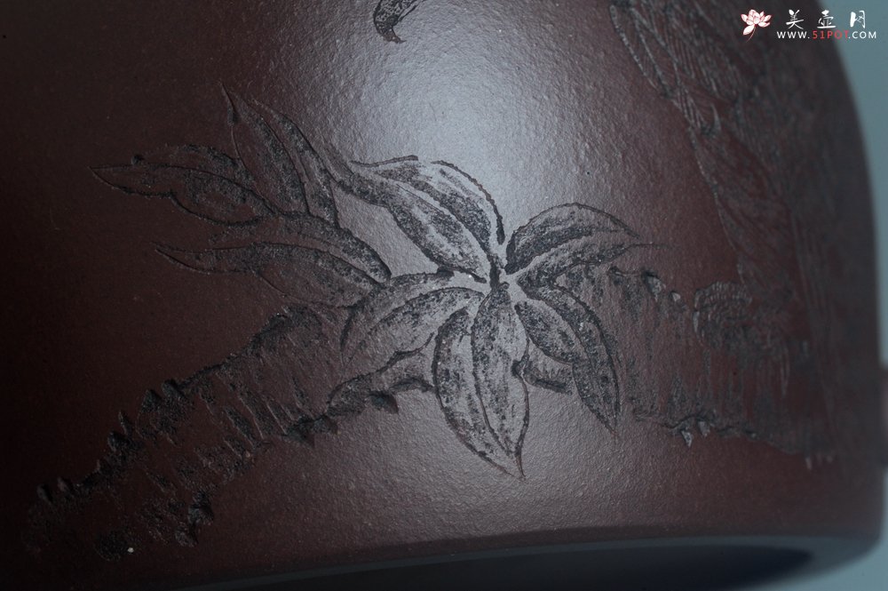 紫砂壶图片：实力派工艺师文砂苑堂主周斌 优质底槽青全手工精工秦权壶 鹰击长空 志在千里 - 全手工紫砂壶网