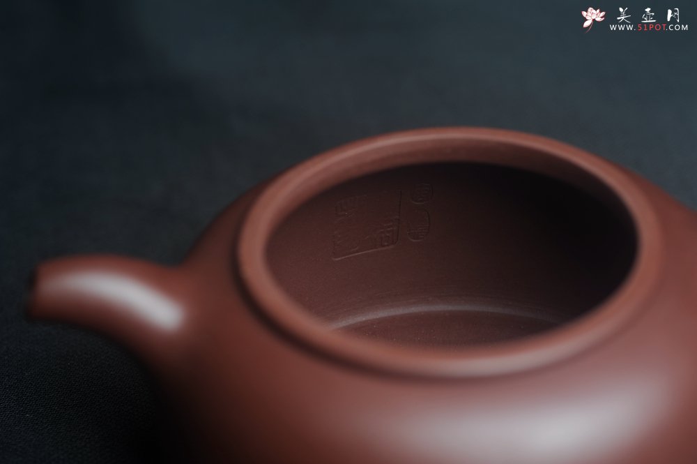 紫砂壶图片：潜力股周小培老师 4号井深井红皮龙 全手工过桥井栏壶 - 全手工紫砂壶网