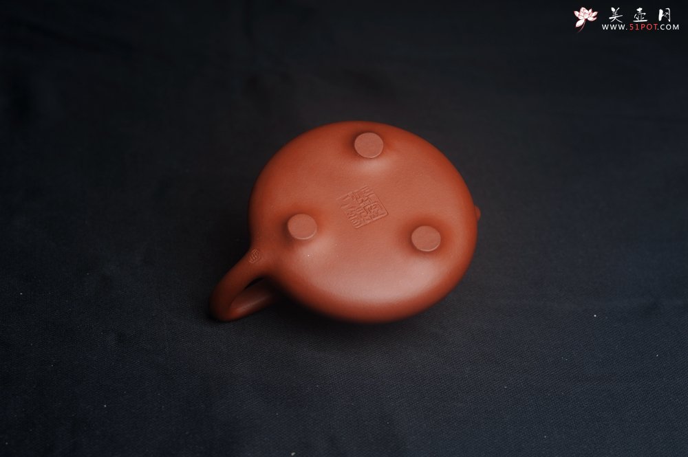 紫砂壶图片：潜力股周小培老师 老师家藏黄龙山一号井小红泥 全手工小子冶石瓢茶壶 特文气 - 全手工紫砂壶网