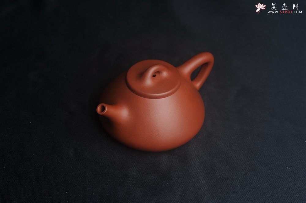 紫砂壶图片：潜力股周小培老师 老师家藏黄龙山一号井小红泥 全手工小子冶石瓢茶壶 特文气 - 全手工紫砂壶网