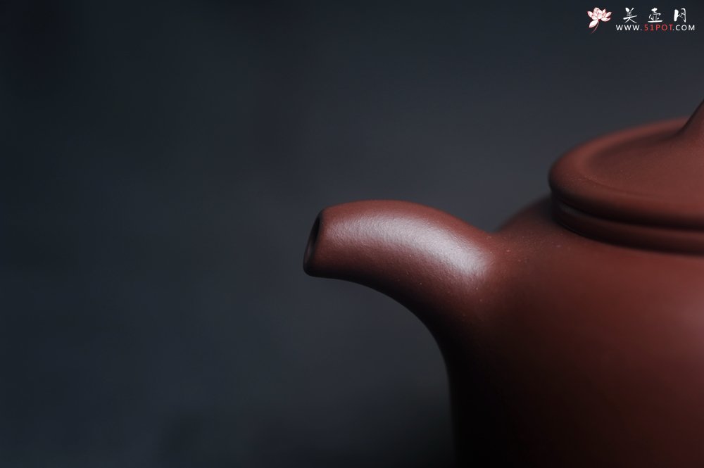 紫砂壶图片：潜力股周小培老师 4号井深井红皮龙 全手工过桥井栏壶 - 全手工紫砂壶网