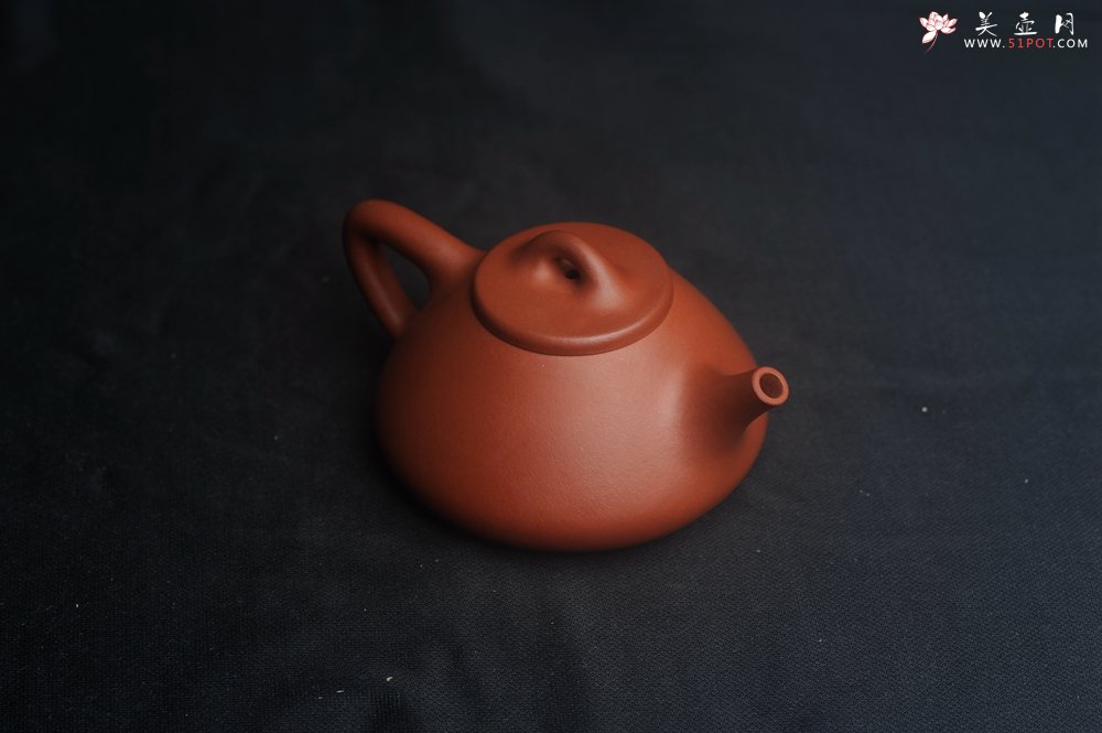 紫砂壶图片：潜力股周小培老师 老师家藏黄龙山一号井小红泥 全手工小子冶石瓢茶壶 特文气 - 全手工紫砂壶网
