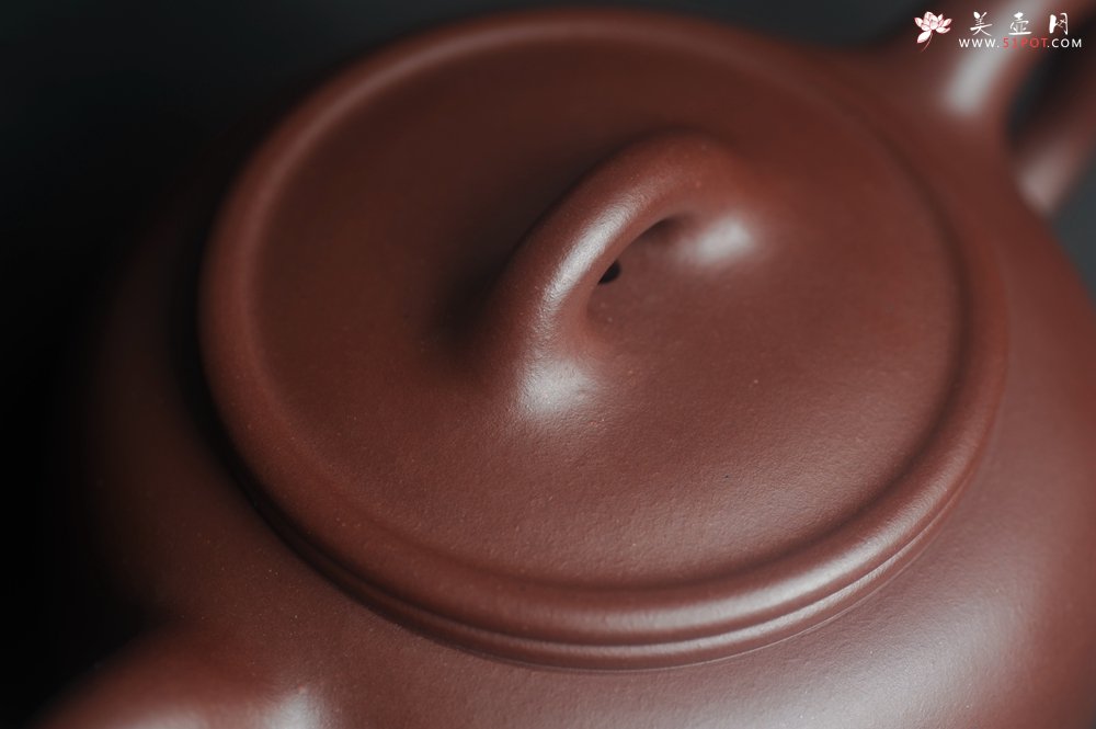 紫砂壶图片：潜力股周小培老师 4号井深井红皮龙 全手工过桥井栏壶 - 全手工紫砂壶网