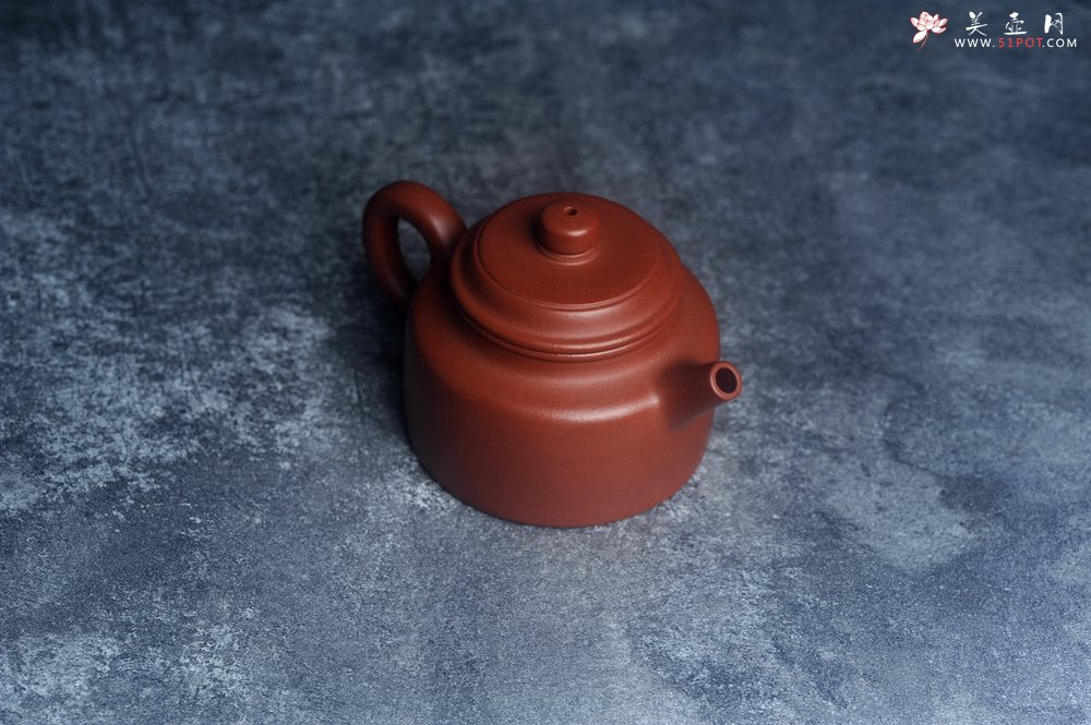 紫砂壶图片：油润老清水泥全手工小品德中壶 特实用文气 - 全手工紫砂壶网