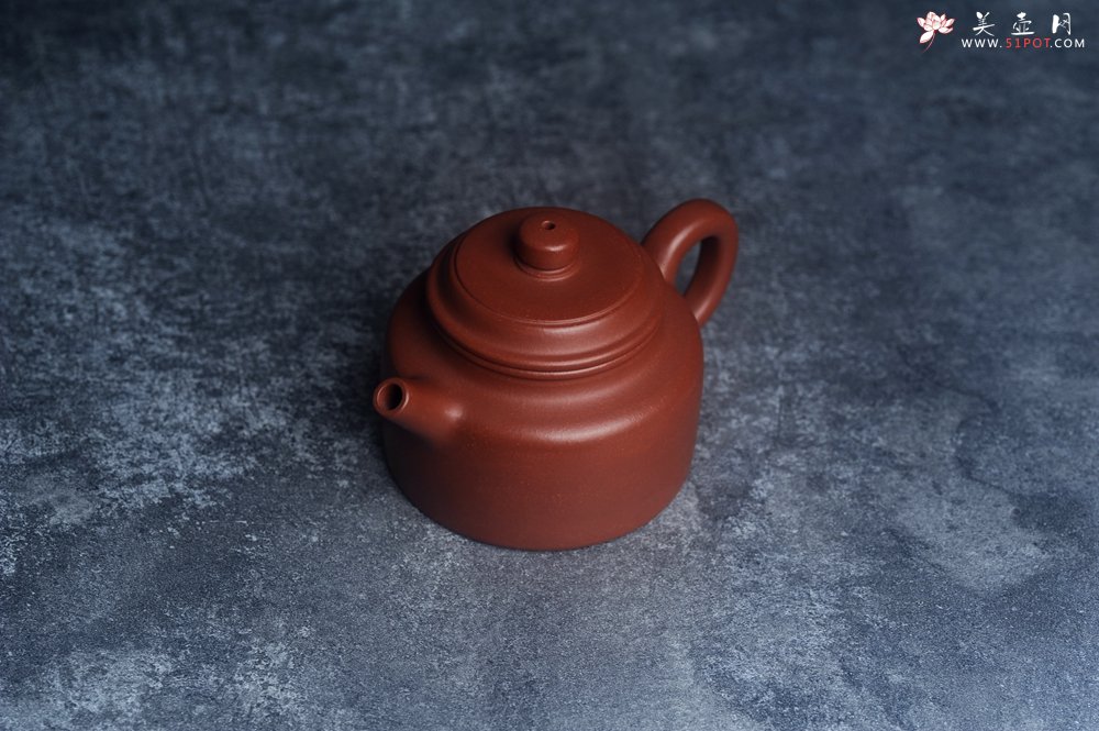 紫砂壶图片：油润老清水泥全手工小品德中壶 特实用文气 - 全手工紫砂壶网