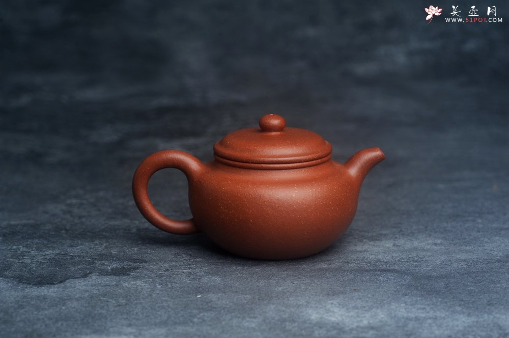 紫砂壶图片：油润降坡泥 超精致全手工仿古壶 气韵流畅 - 全手工紫砂壶网