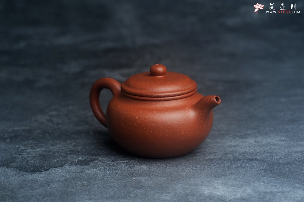 紫砂壶图片：油润降坡泥 超精致全手工仿古壶 气韵流畅 - 全手工紫砂壶网