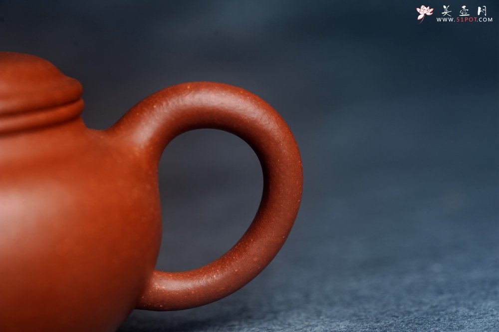 紫砂壶图片：油润降坡泥 超精致全手工仿古壶 气韵流畅 - 全手工紫砂壶网