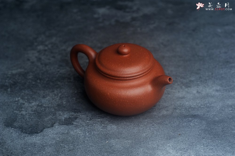 紫砂壶图片：油润降坡泥 超精致全手工仿古壶 气韵流畅 - 全手工紫砂壶网