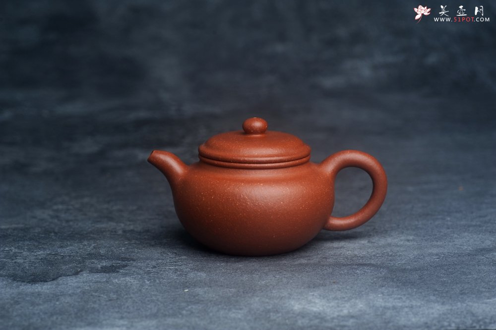 紫砂壶图片：油润降坡泥 超精致全手工仿古壶 气韵流畅 - 全手工紫砂壶网