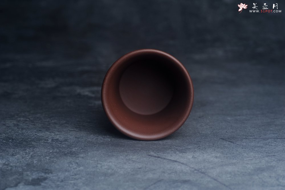 紫砂壶图片：美美杯特惠 精致花鸟紫砂杯 紫泥粉黄金段泥主人杯 茶杯 特文气 - 全手工紫砂壶网